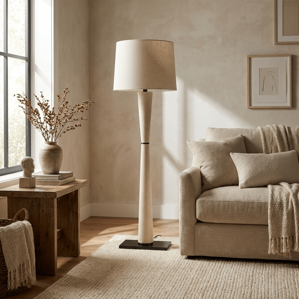 Luxe Leather Floor Lamp - Vakkerlight