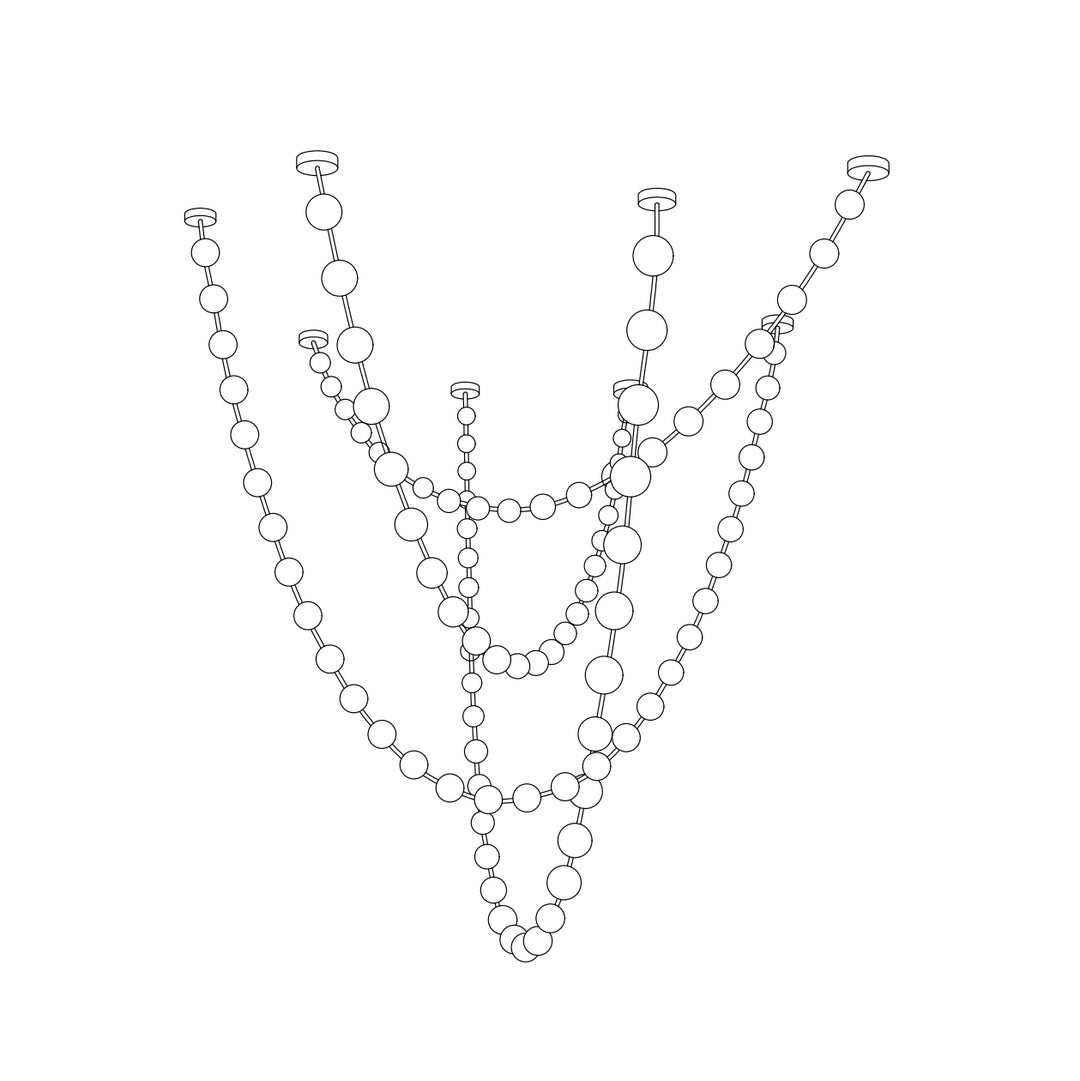 Strand Necklace Chandelier - Vakkerlight