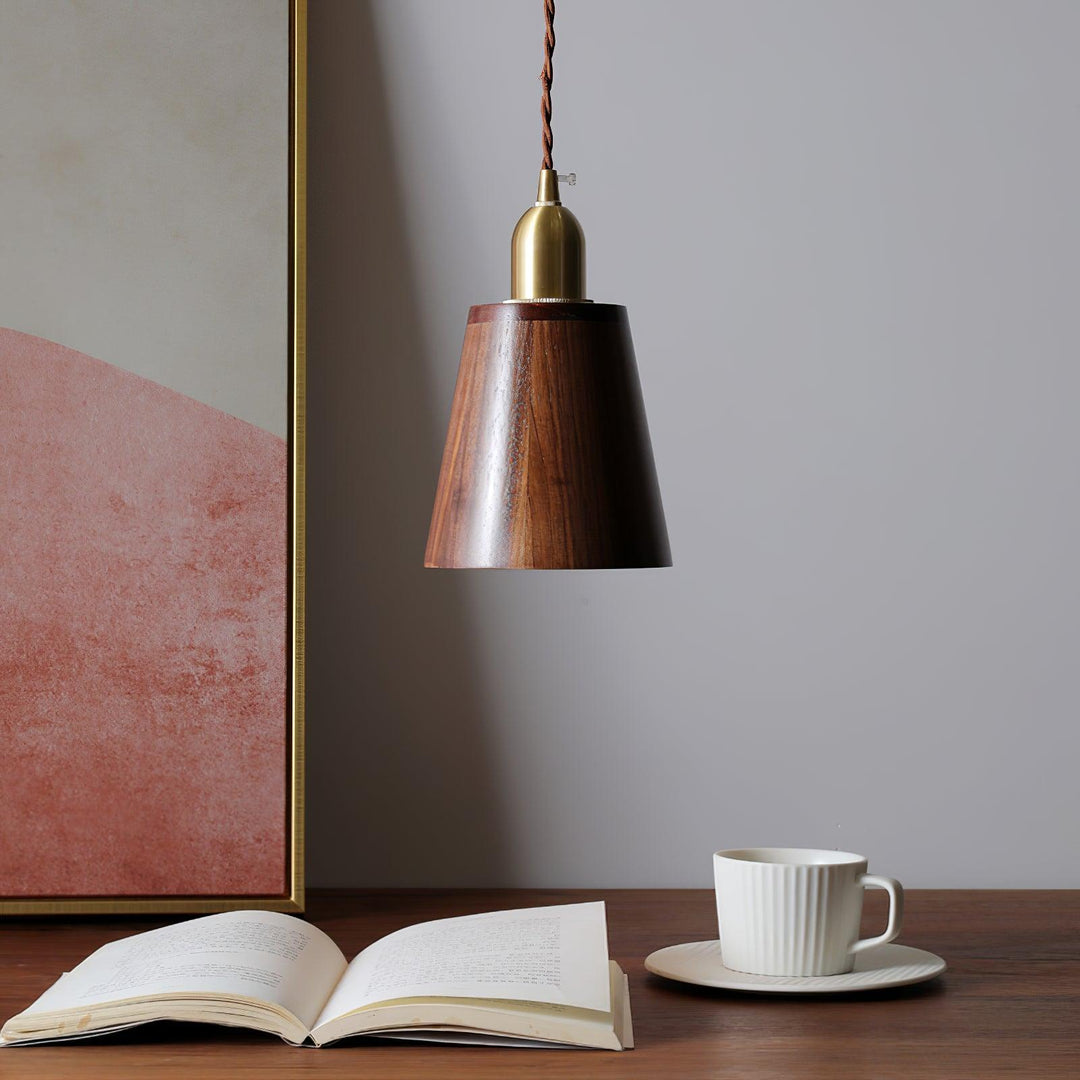 Lyfa Walnut Pendant Light - Vakkerlight