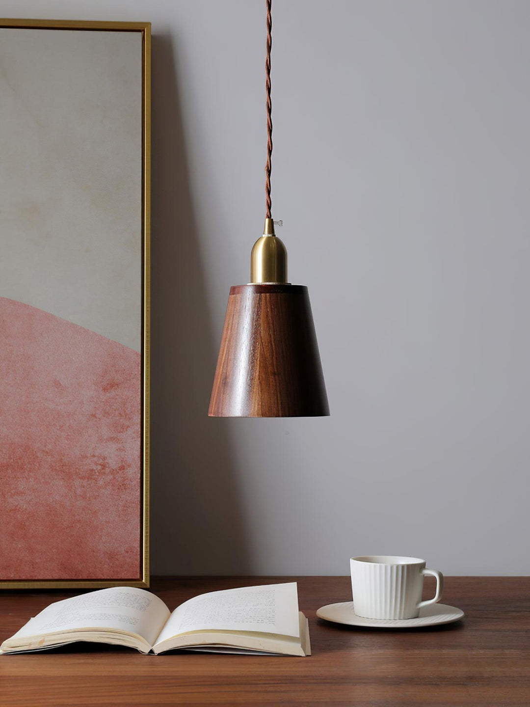 Lyfa Walnut Pendant Light - Vakkerlight