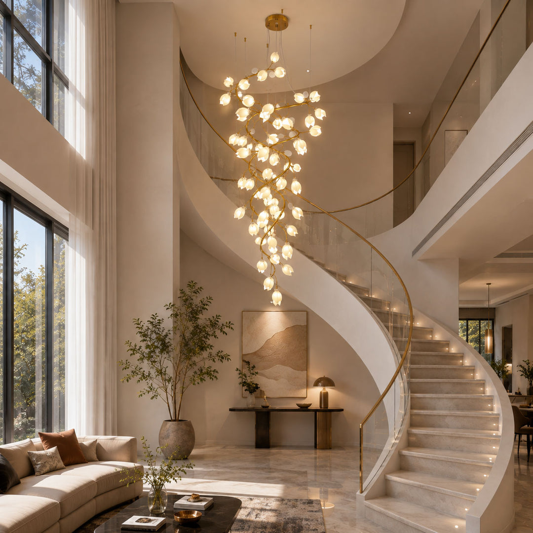 Lysandra Cascade Stairs Chandelier