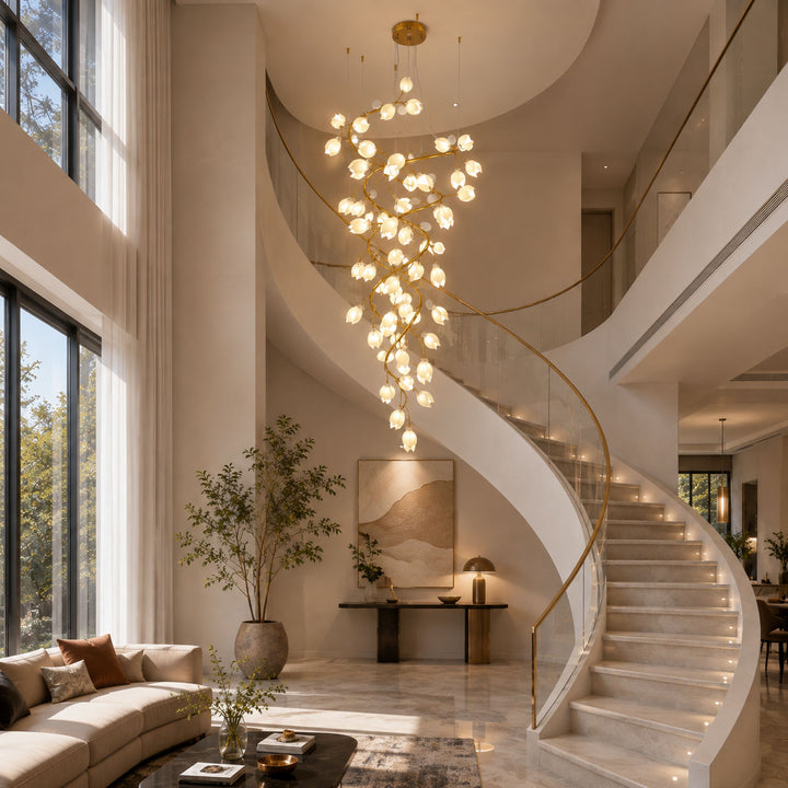 Lysandra Cascade Stairs Chandelier