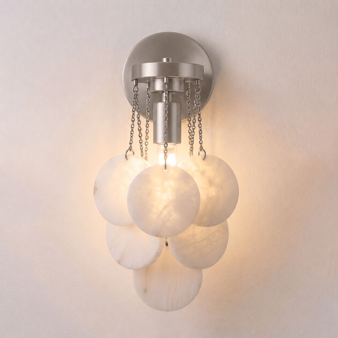 Magnolia Alabaster Disc Sconce - Vakkerlight