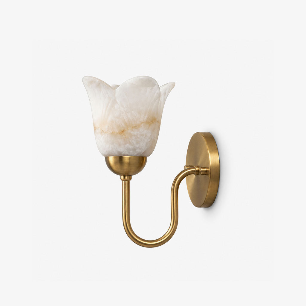 Magnolia Alabaster Wall Sconce