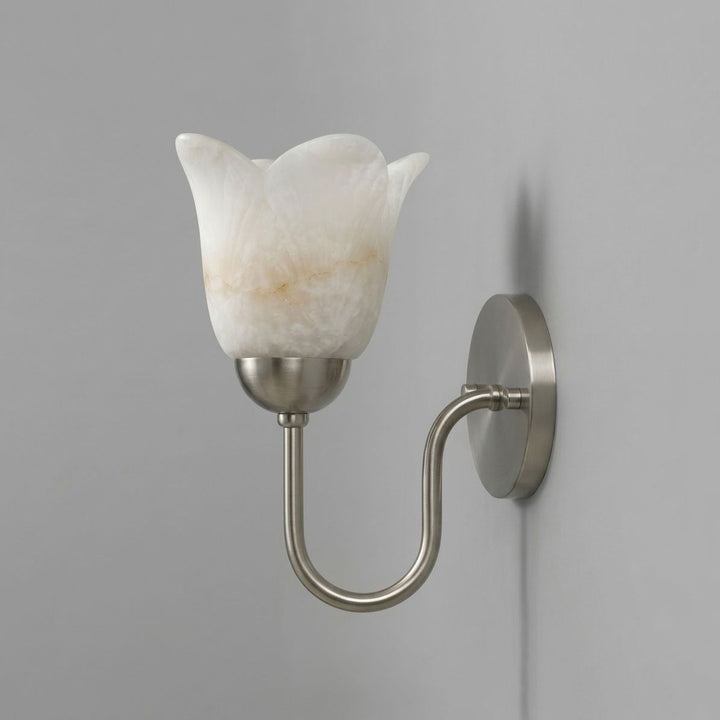 Magnolia Alabaster Wall Sconce