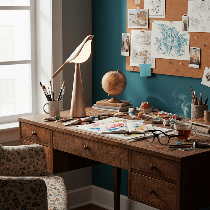 Magpie Art Table Lamp - Vakkerlight