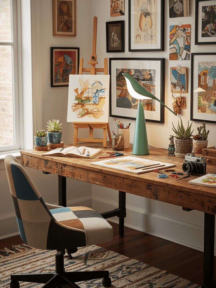 Magpie Art Table Lamp - Vakkerlight