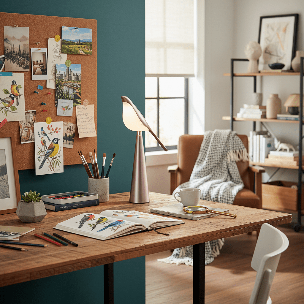 Magpie Art Table Lamp - Vakkerlight