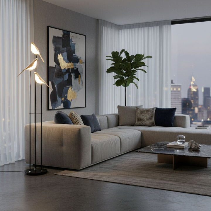 Magpie Perch Floor Lamp - Vakkerlight