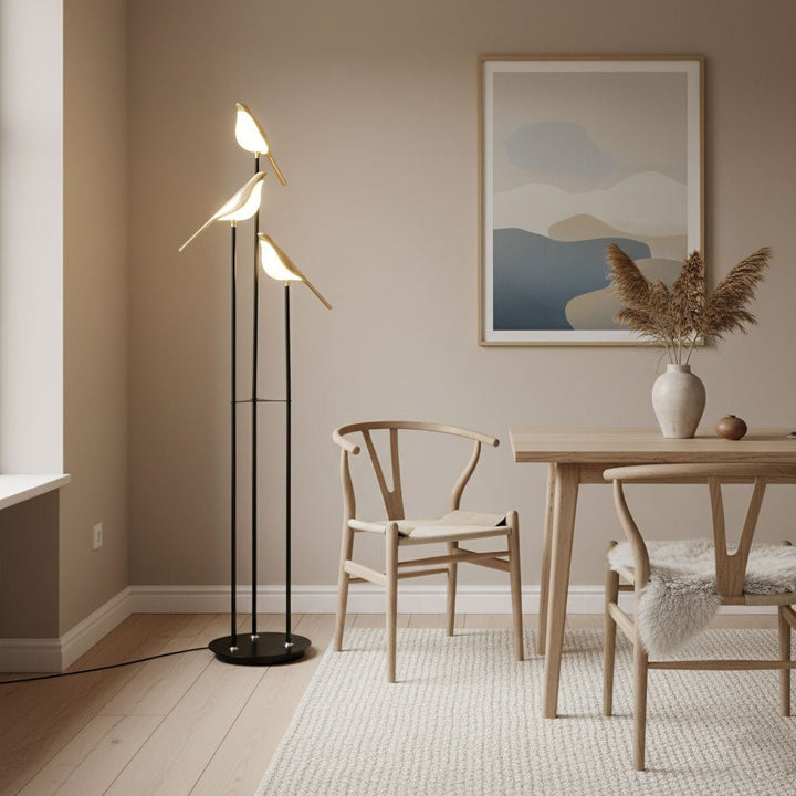 Magpie Perch Floor Lamp - Vakkerlight