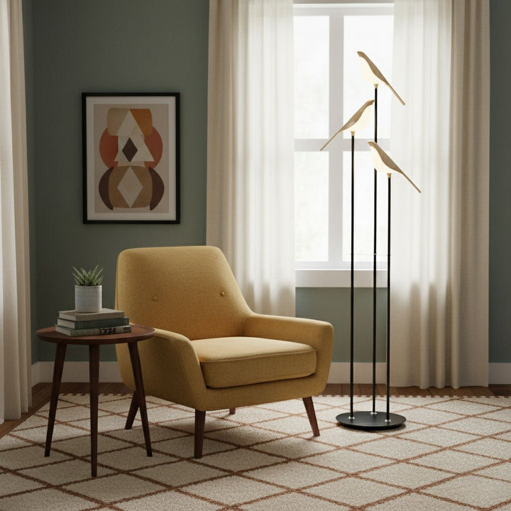 Magpie Perch Floor Lamp - Vakkerlight