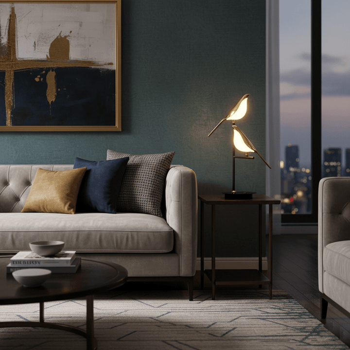 Magpie Perch Table Lamp - Vakkerlight