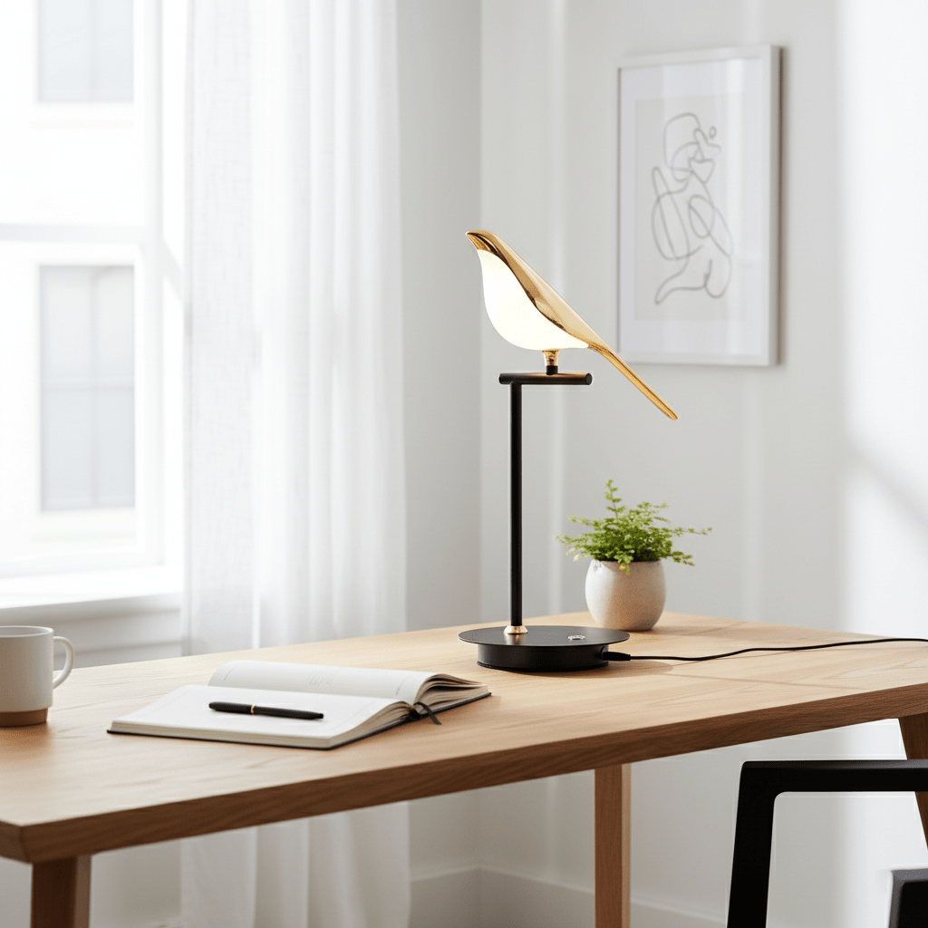 Magpie Perch Table Lamp - Vakkerlight