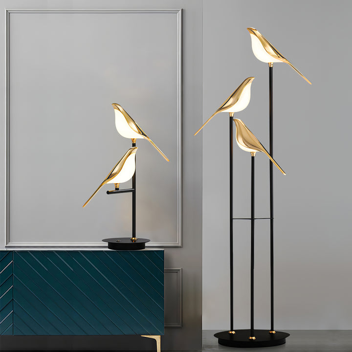 Magpie Perch Floor Lamp - Vakkerlight