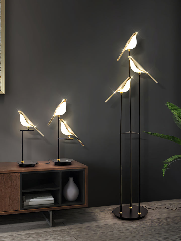 Magpie Perch Floor Lamp - Vakkerlight