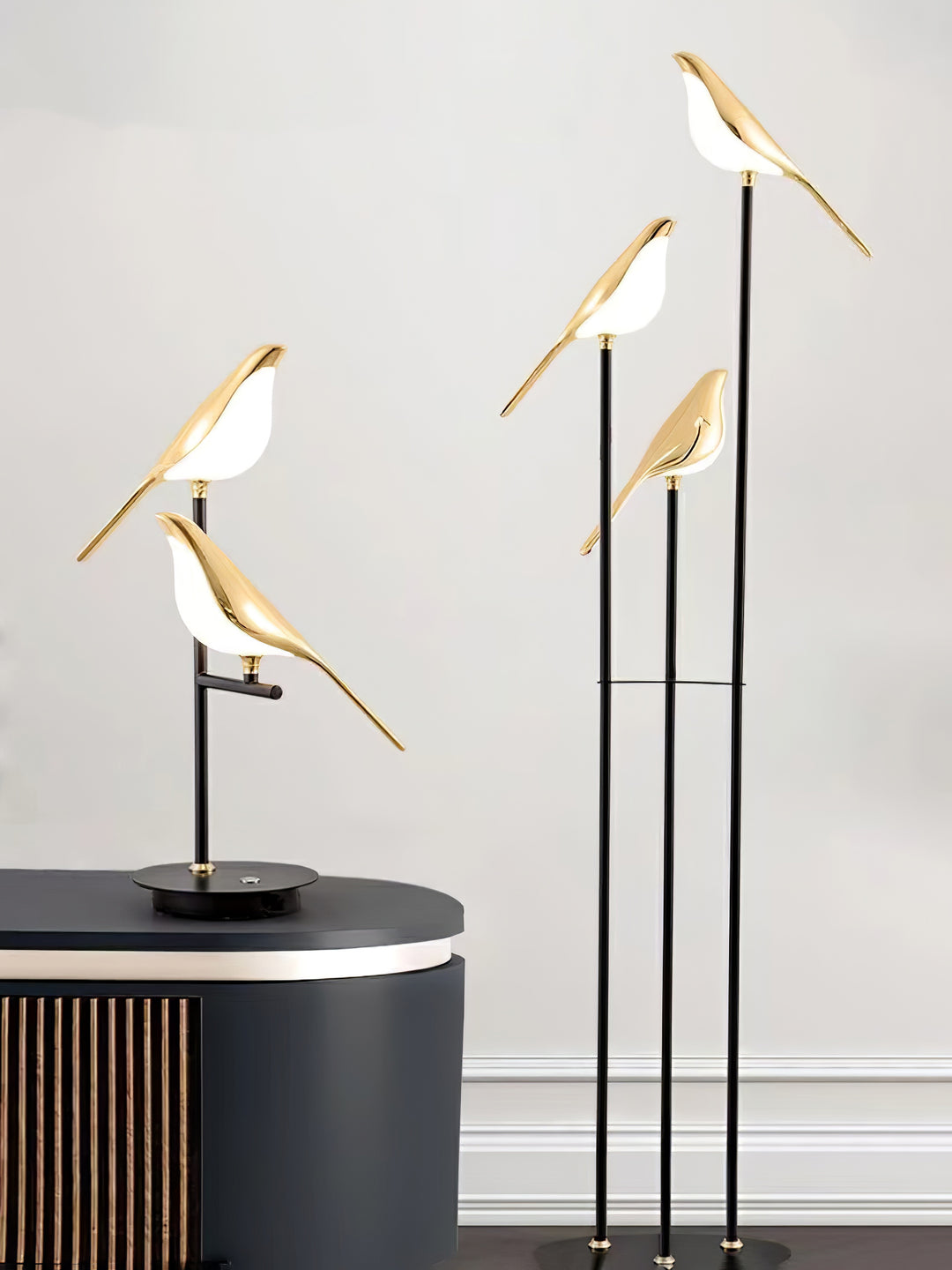 Magpie Perch Floor Lamp - Vakkerlight