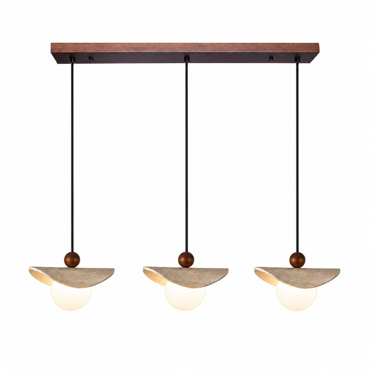 Manta Travertine Bead Pendant Lamp