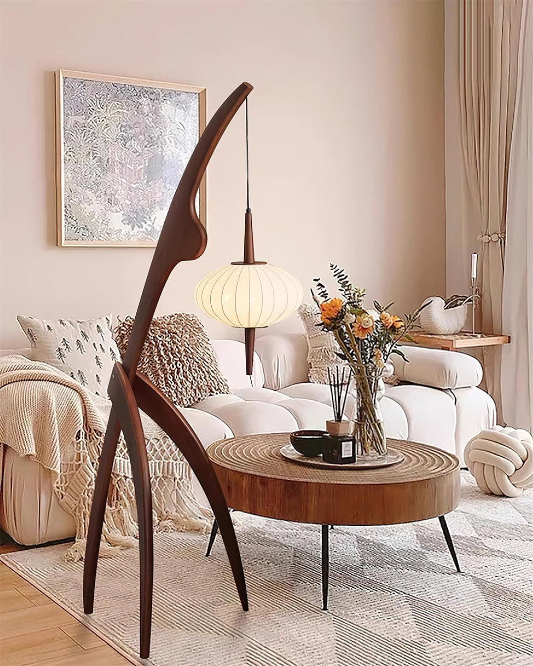 Mantis Wood Floor Lamp - Vakkerlight