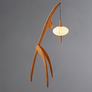 Mantis Wood Floor Lamp
