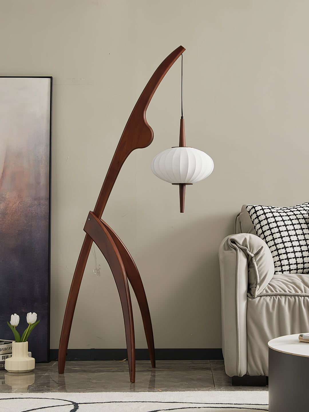 Mantis Wood Floor Lamp - Vakkerlight