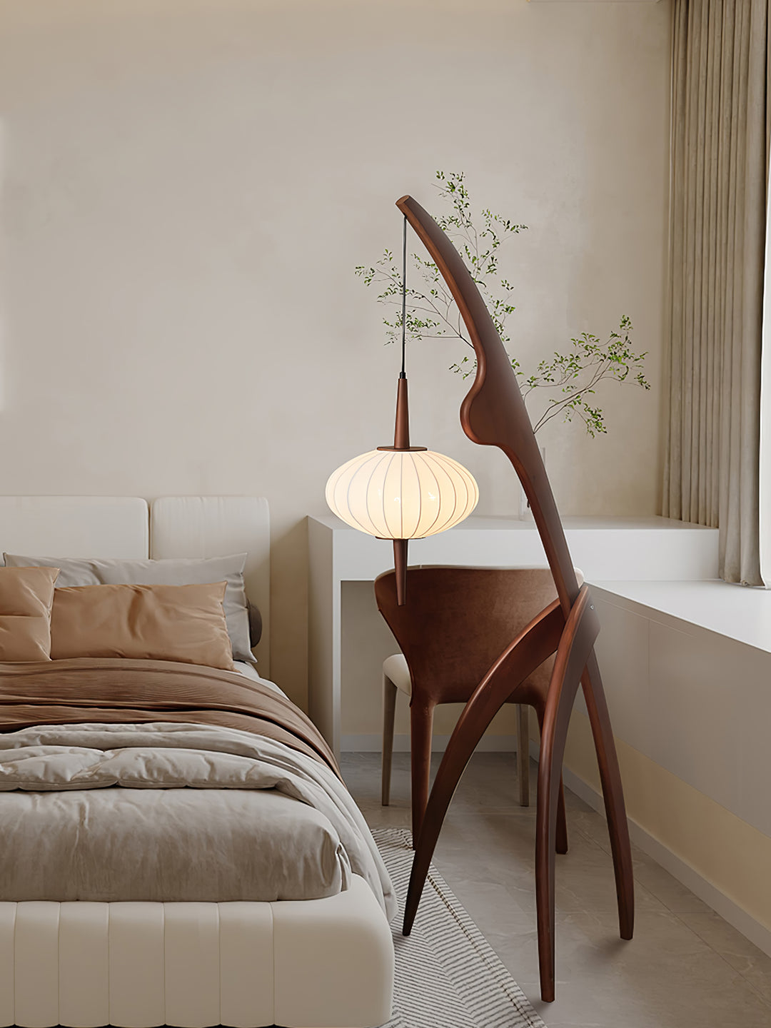 Mantis Wood Floor Lamp - Vakkerlight