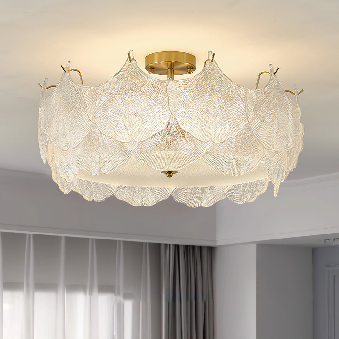 Maple Leaf Cluster Ceiling Light