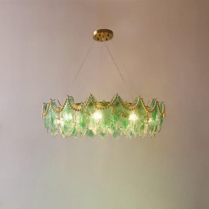 Maple Leaf Glass Chandelier - Vakkerlight