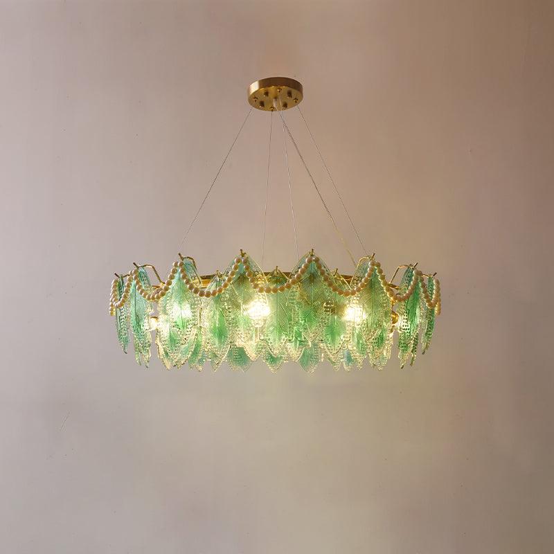 Maple Leaf Glass Chandelier - Vakkerlight