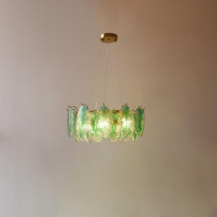 Maple Leaf Glass Chandelier - Vakkerlight