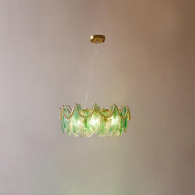 Maple Leaf Glass Chandelier - Vakkerlight