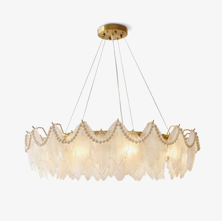 Maple Leaf Glass Chandelier - Vakkerlight