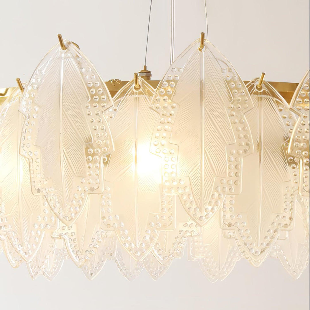 Maple Leaf Glass Chandelier - Vakkerlight