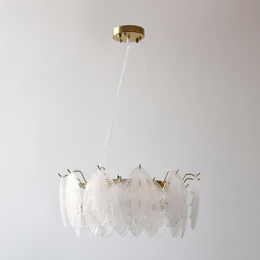 Maple Leaf Glass Chandelier - Vakkerlight