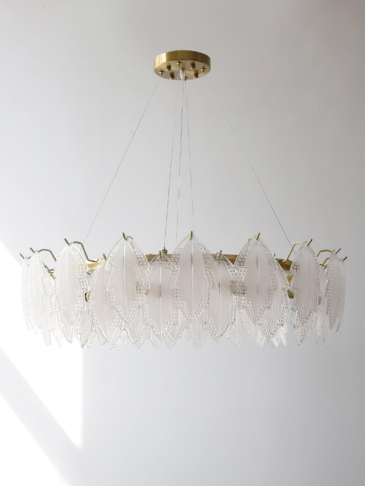 Maple Leaf Glass Chandelier - Vakkerlight