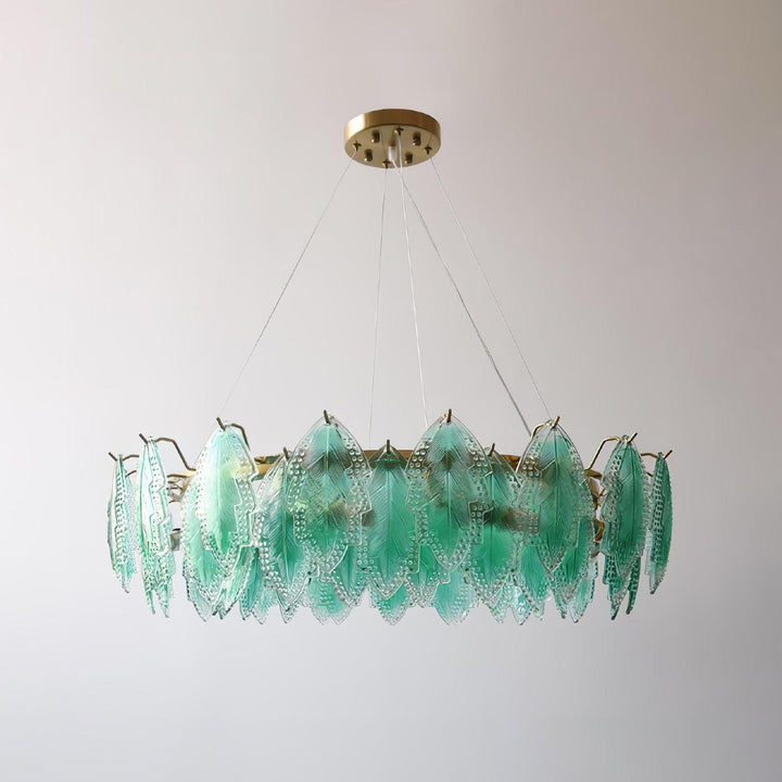 Maple Leaf Glass Chandelier - Vakkerlight