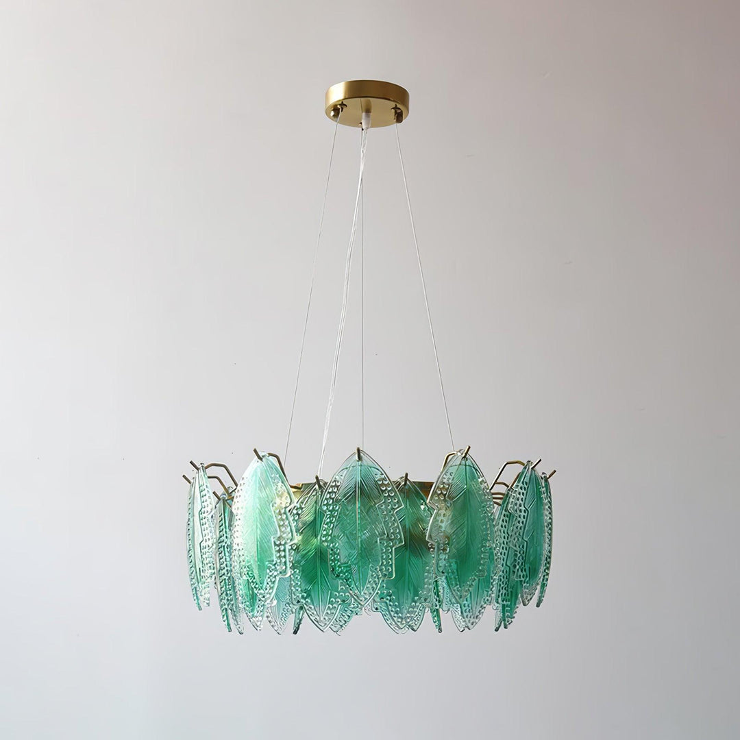 Maple Leaf Glass Chandelier - Vakkerlight