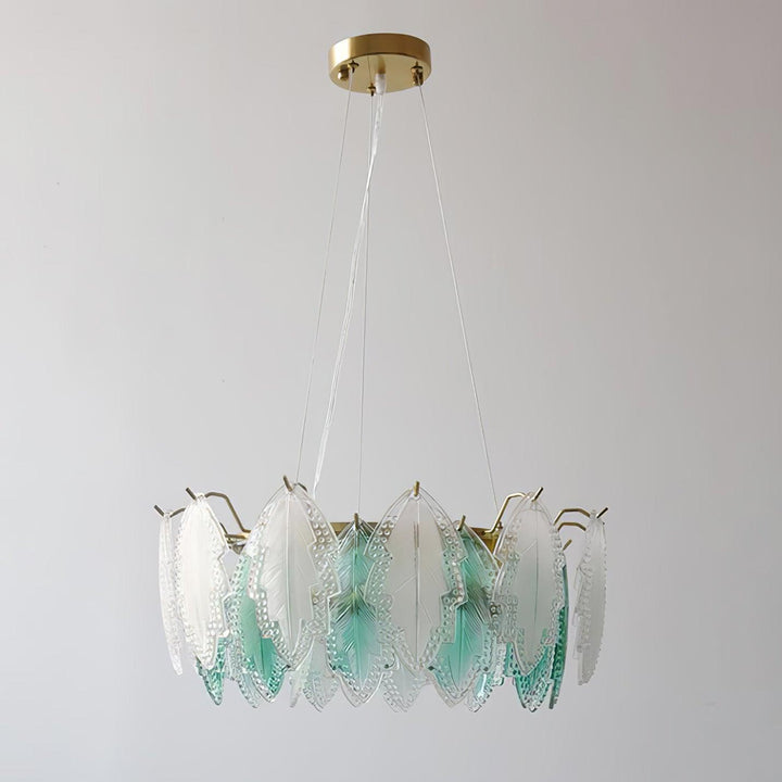 Maple Leaf Glass Chandelier - Vakkerlight