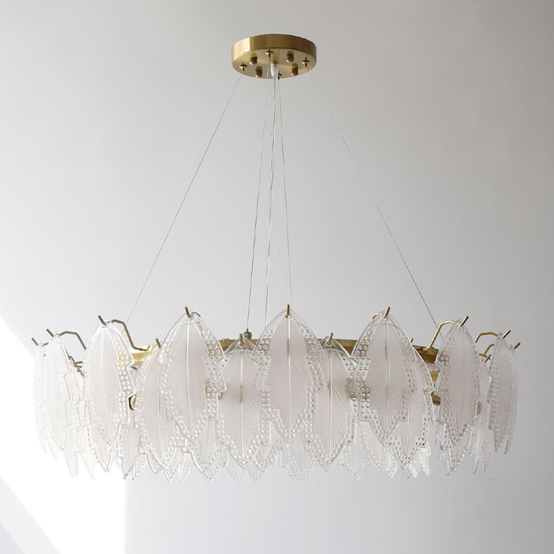 Maple Leaf Glass Chandelier - Vakkerlight