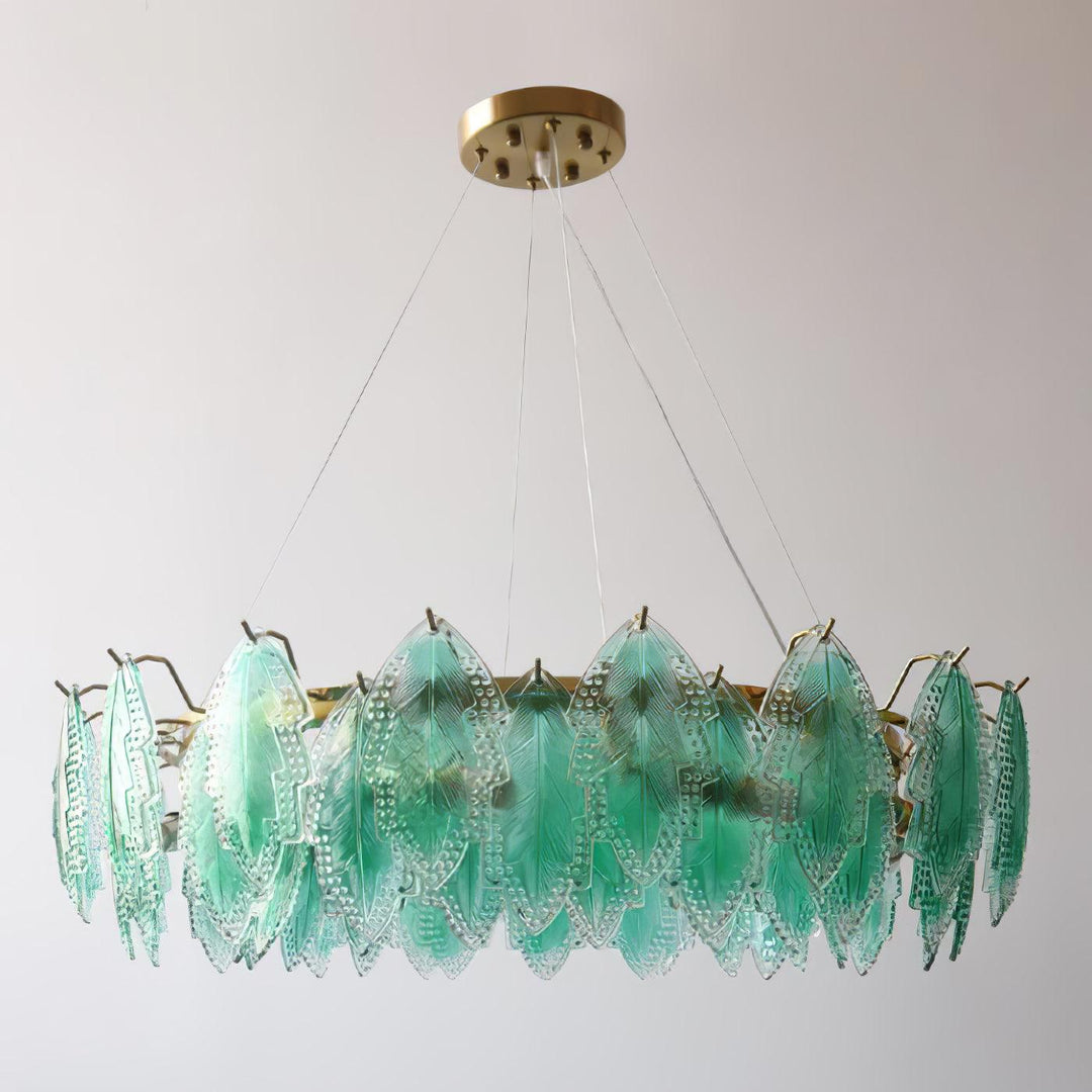 Maple Leaf Glass Chandelier - Vakkerlight