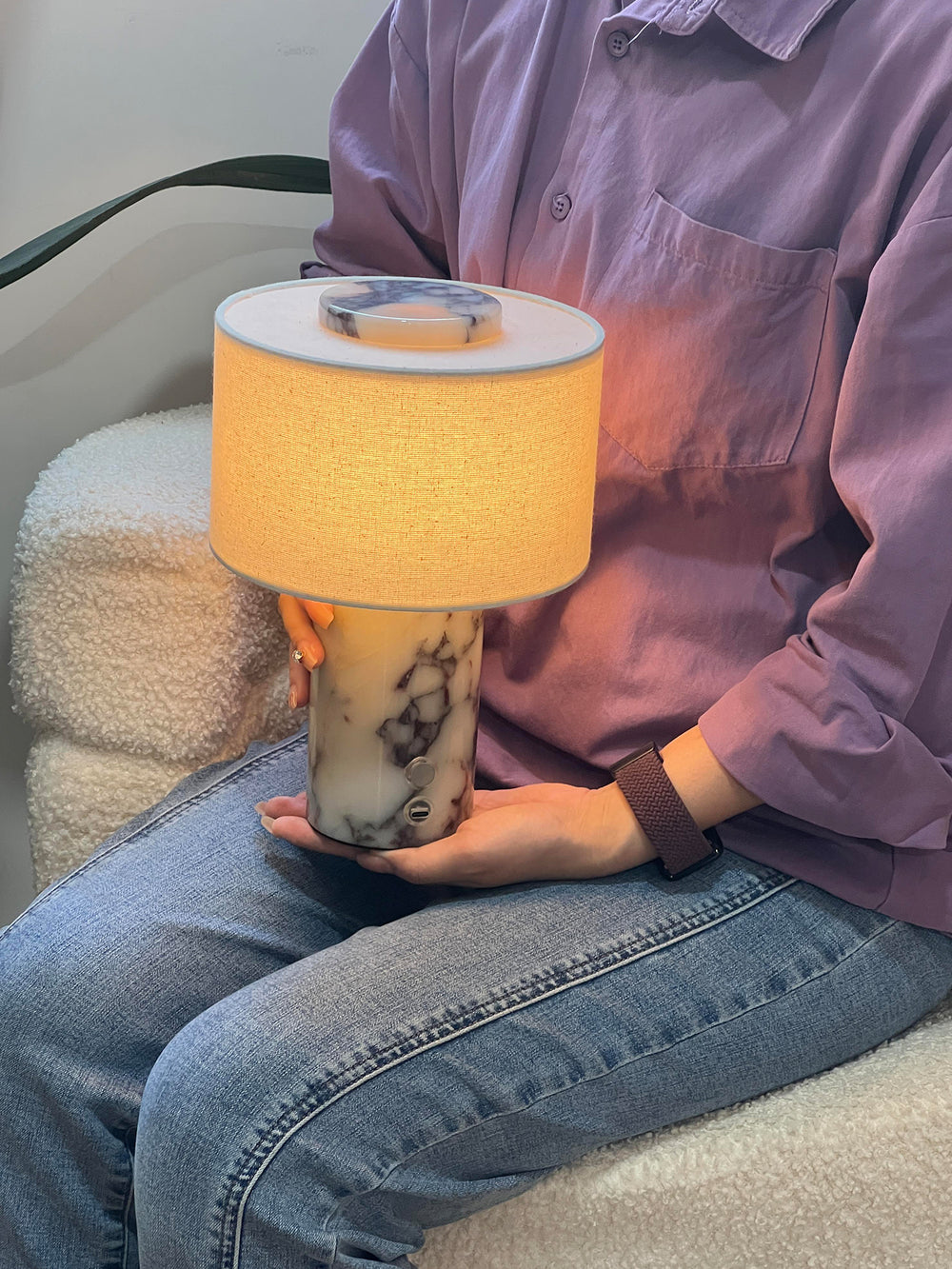 Marbella Stone Table Lamp - Vakkerlight