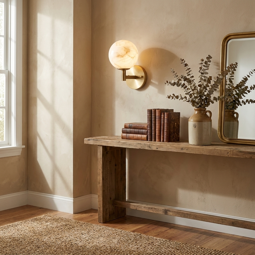 Marbella Alabaster Wall Sconce