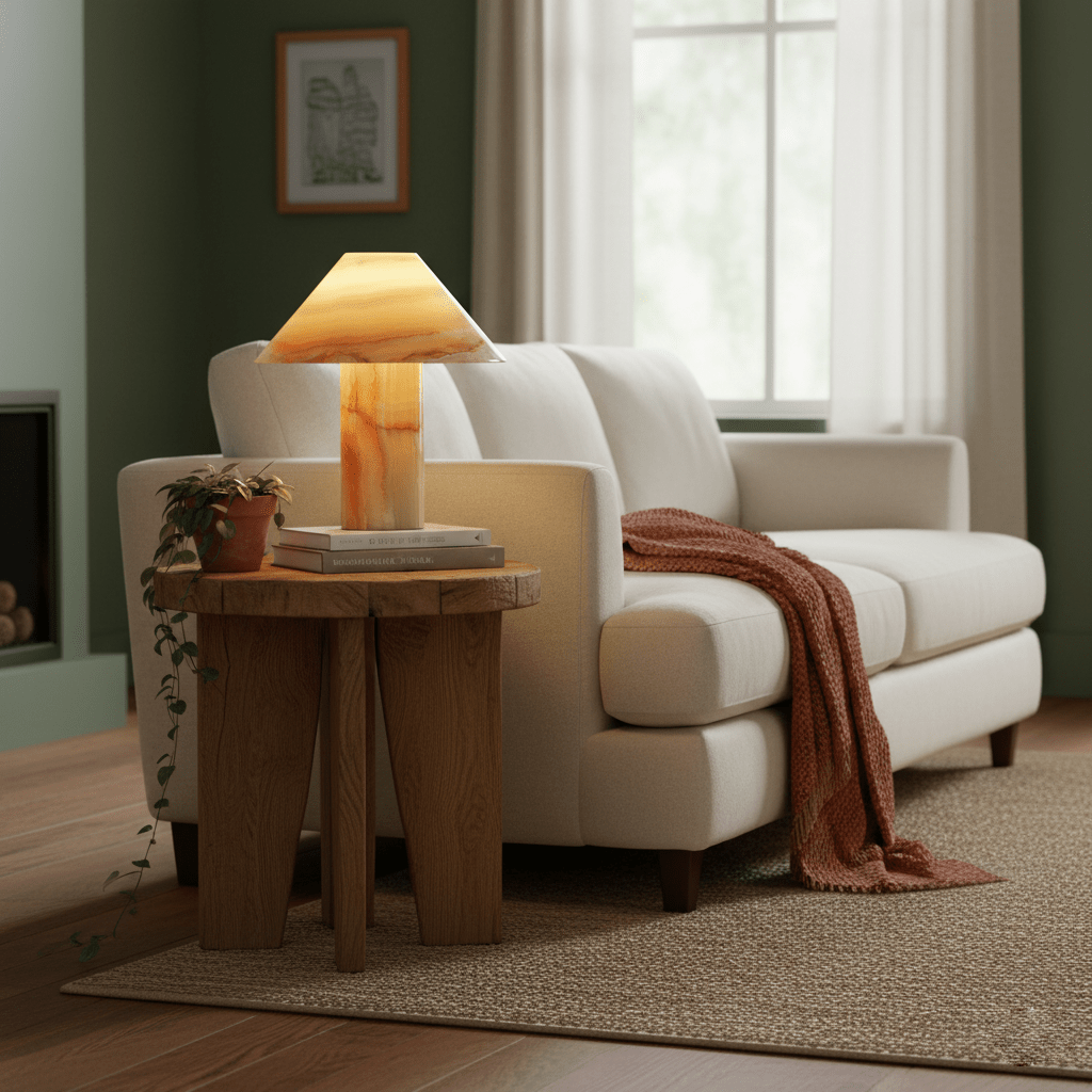 Marbelle Onyx Table Lamp - Vakkerlight