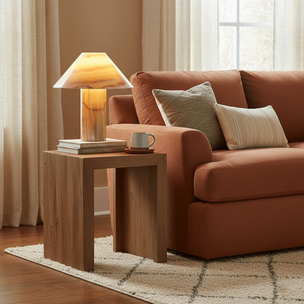 Marbelle Onyx Table Lamp - Vakkerlight