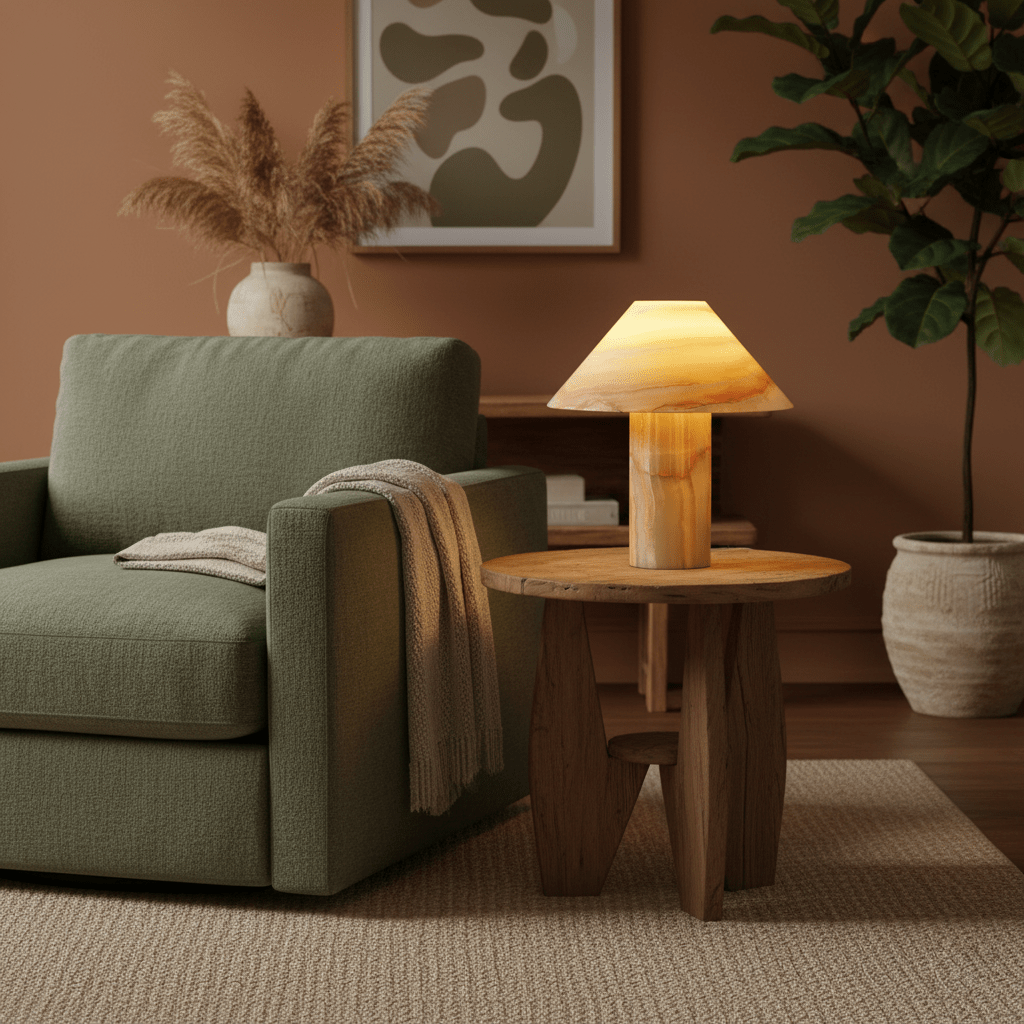 Marbelle Onyx Table Lamp - Vakkerlight