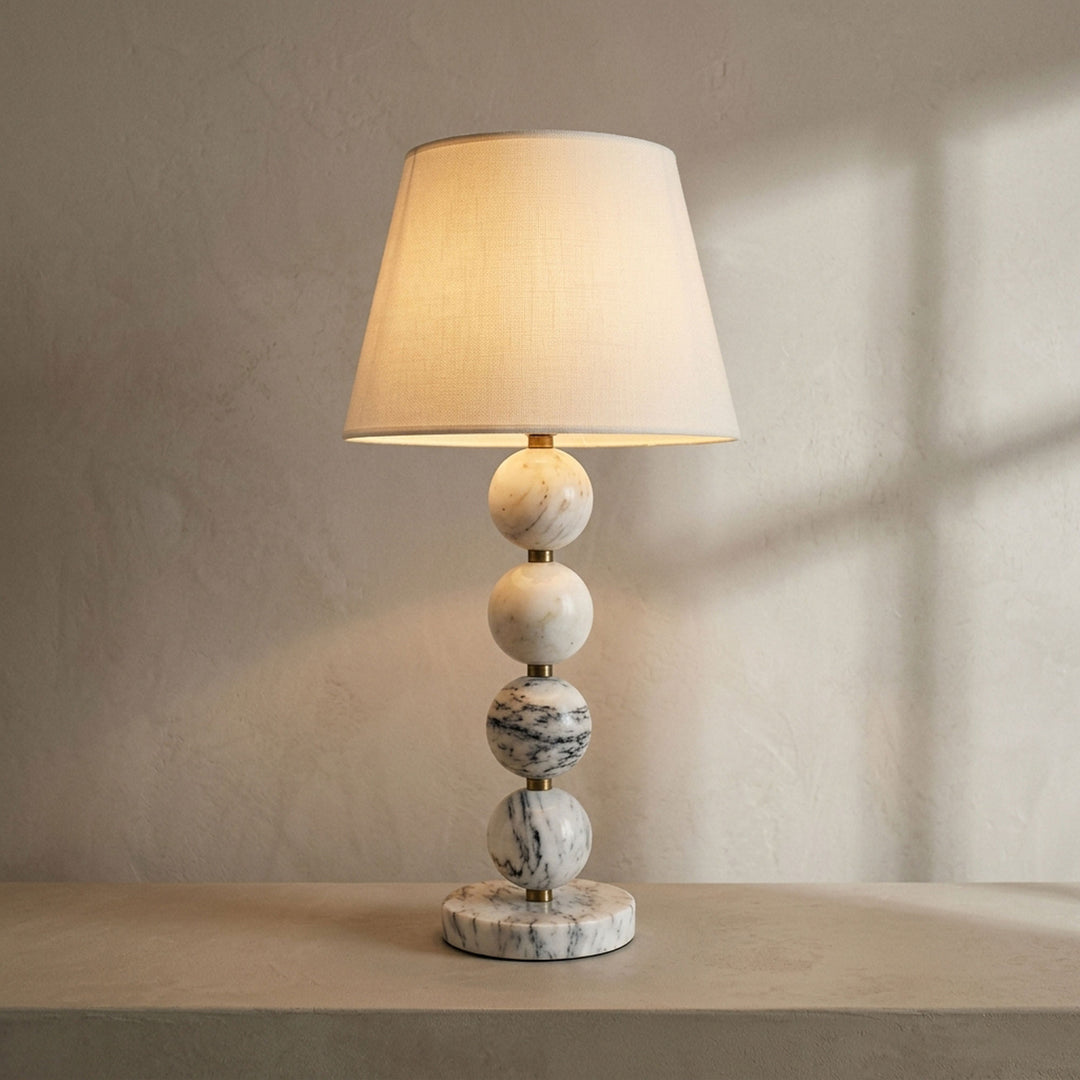 Marble Sphere Table Lamp