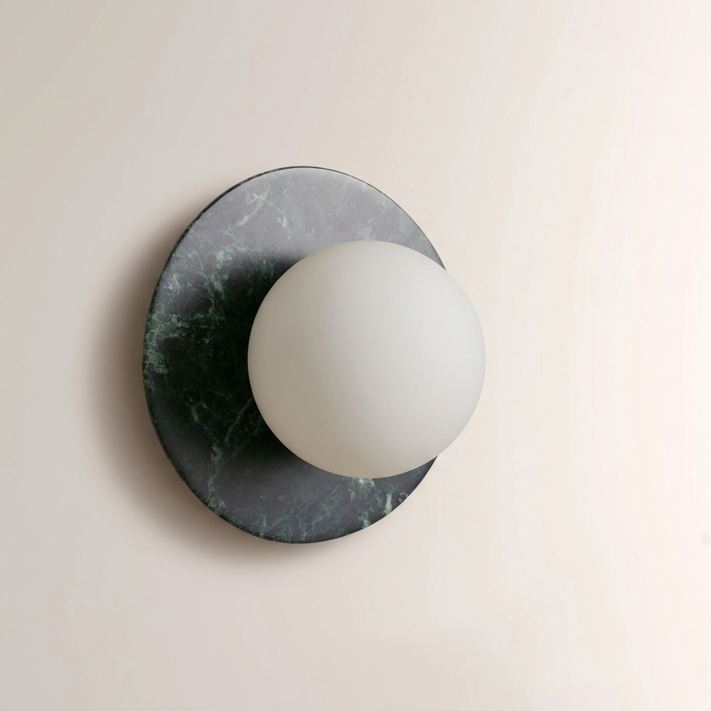 Marble Disc Wall Sconce
