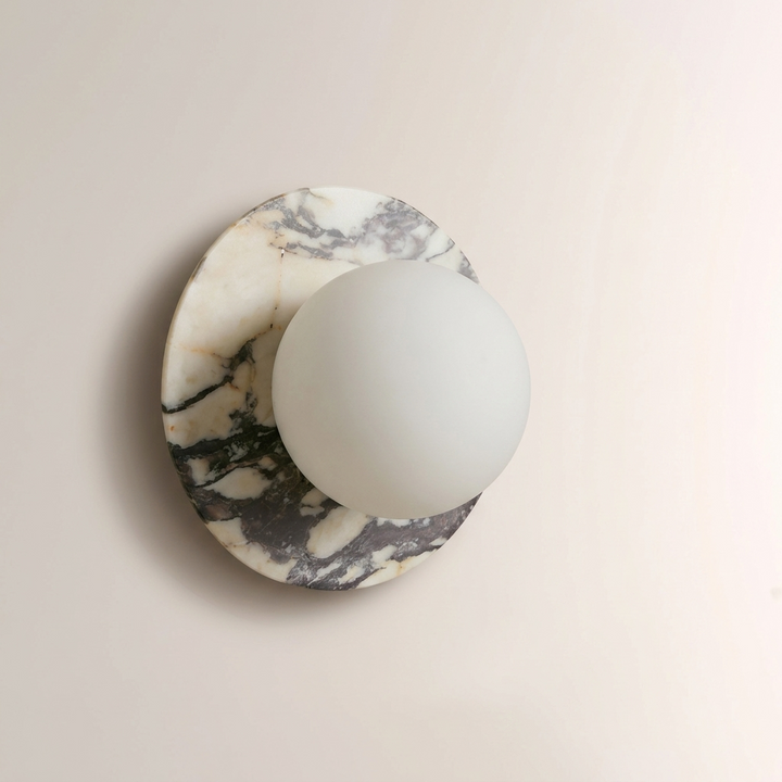 Marble Disc Wall Sconce