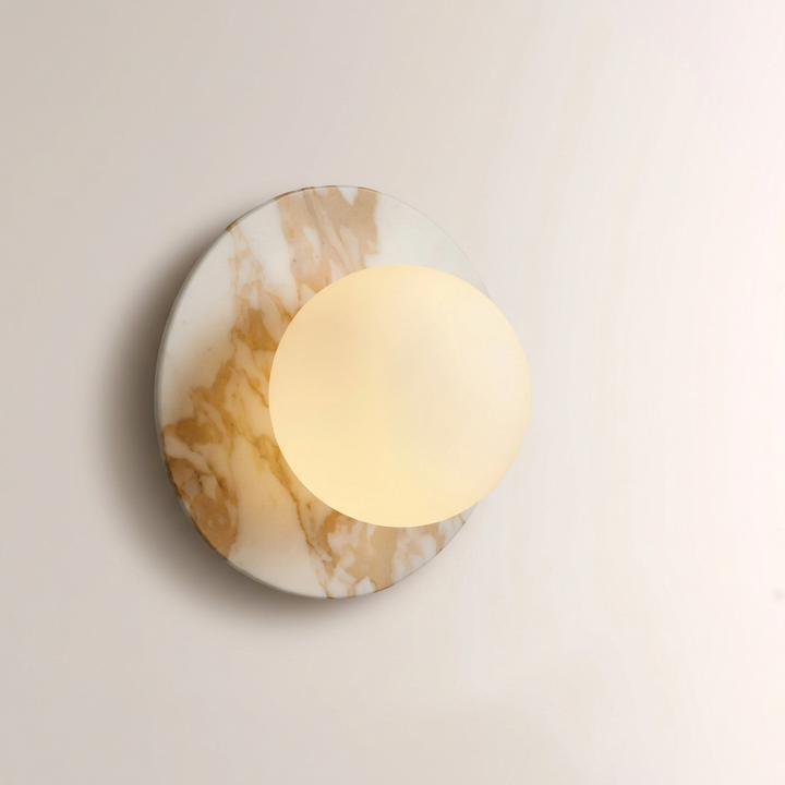 Marble Disc Wall Sconce