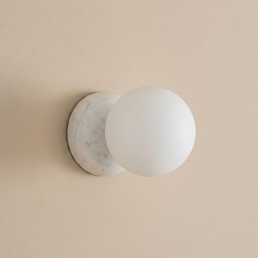 Marble Globe Wall Sconce