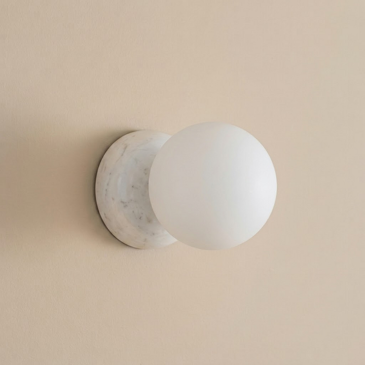 Marble Globe Wall Sconce